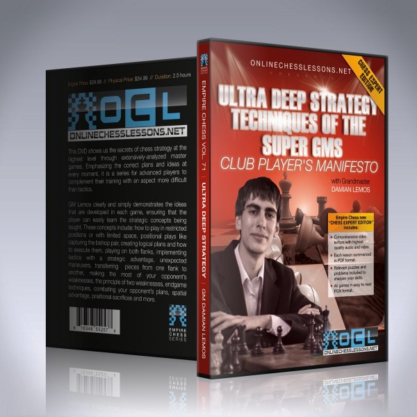 Ultra Deep Strategy – Techniques of the Super GMs – GM Damian Lemos