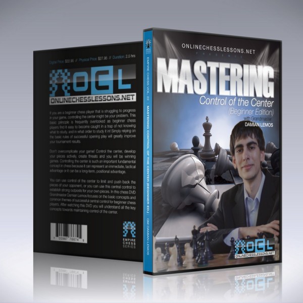 Mastering Control of the Center (Beginner DVD) – GM Damian Lemos
