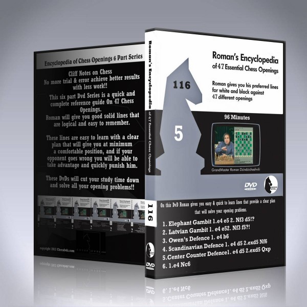 Encyclopedia of Chess Openings Vol 5 – GM Roman Dzindzichashvili