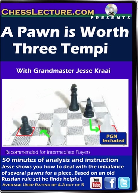 A Pawn is Worth Three Tempi – GM Jesse Kraai - Online Chess