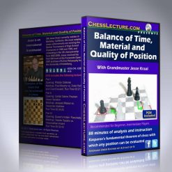 Balance of Time, Material and Quality of Position – GM Jesse Kraai