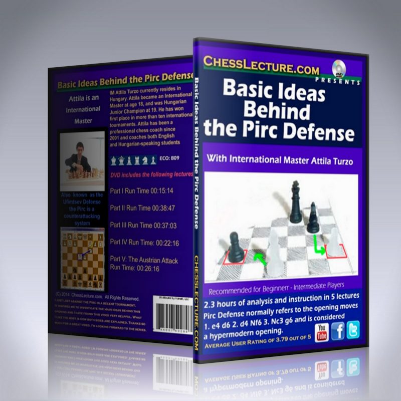 Basic Ideas Behind the Pirc Defense – IM Attila Turzo