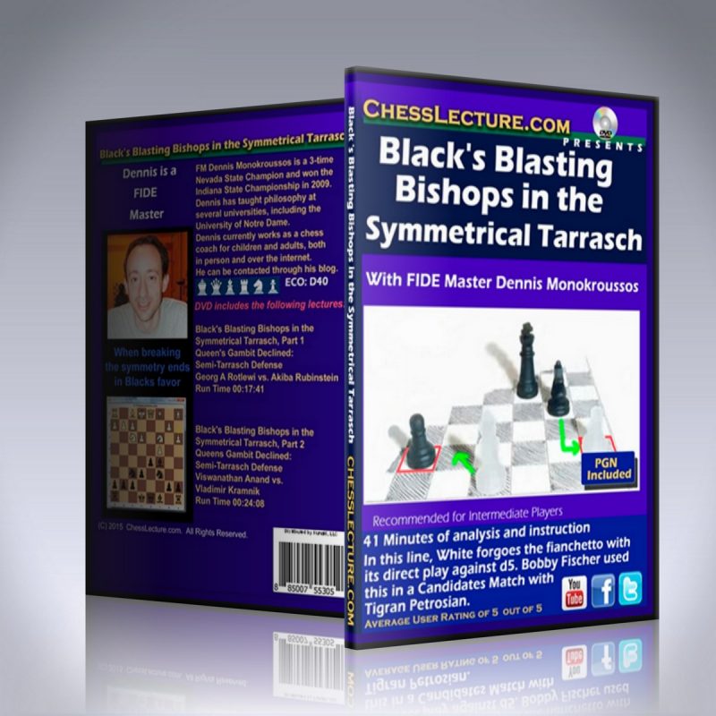 Black’s Blasting Bishops in the Symmetrical Tarrasch – FM Dennis Monokroussos