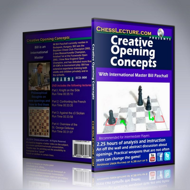 Creative Opening Concepts – IM Bill Paschall