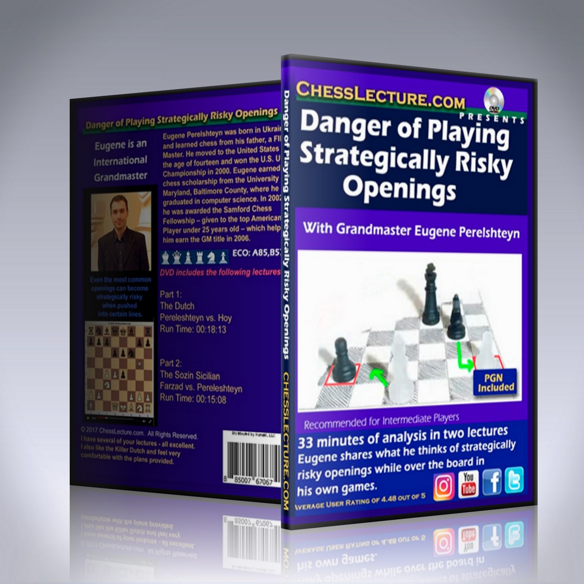 Danger of Playing Strategically Risky Openings – GM Eugene Perelshteyn