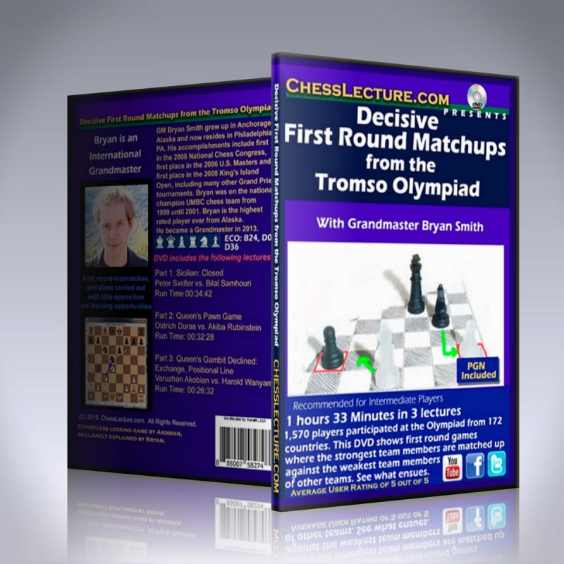 Decisive First Round Matchups from the Tromso Olympiad – GM Bryan Smith