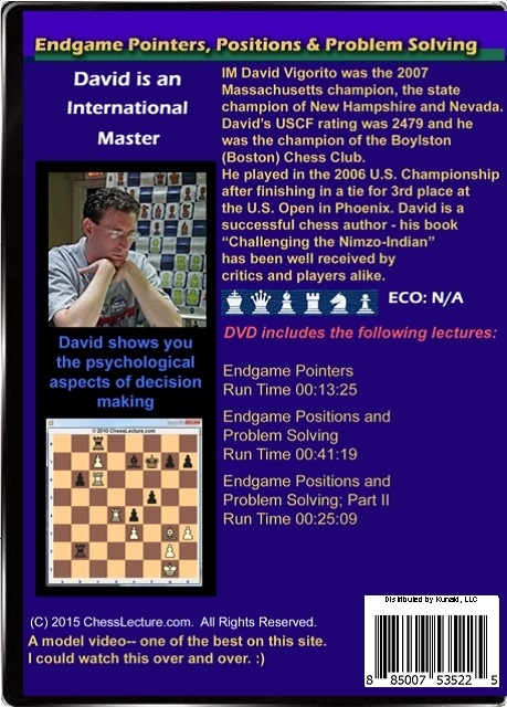 Endgame Pointers, Positions and Problem Solving - Chess Lecture