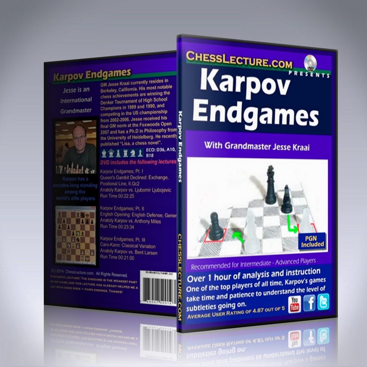 Karpov Endgames – GM Jesse Kraai