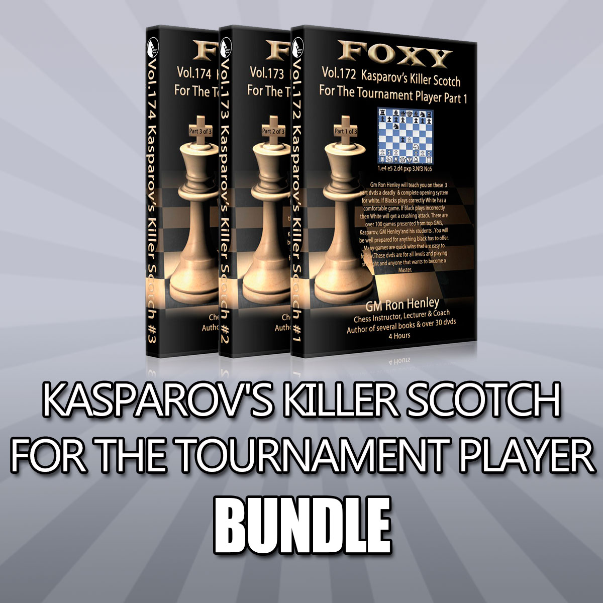 Kasparov’s Killer Scotch For The Tournament Player Bundle – GM Ron Henley