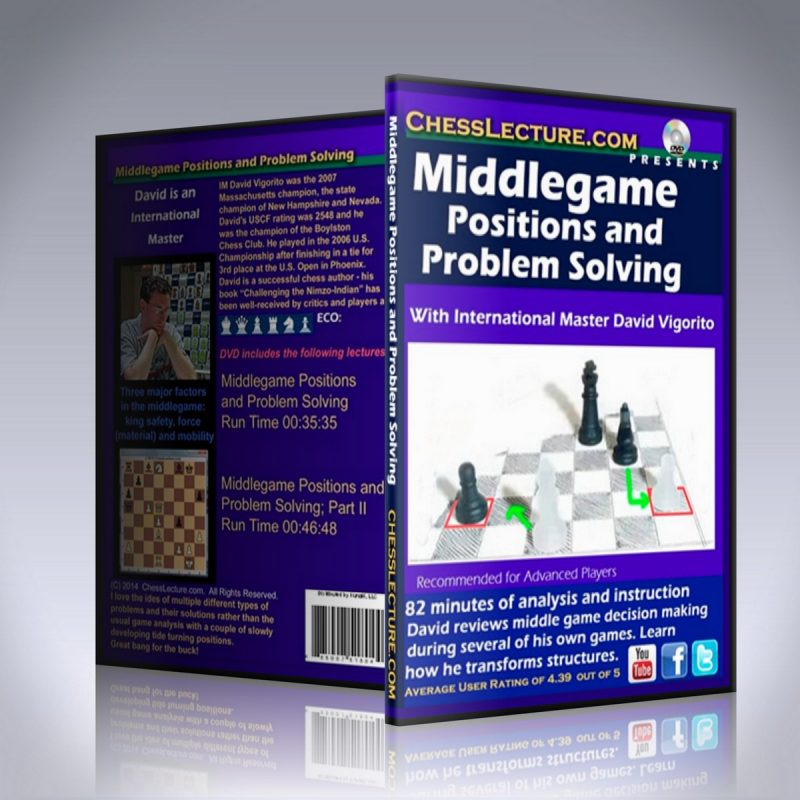 Middlegame Positions and Problem Solving – IM David Vigorito