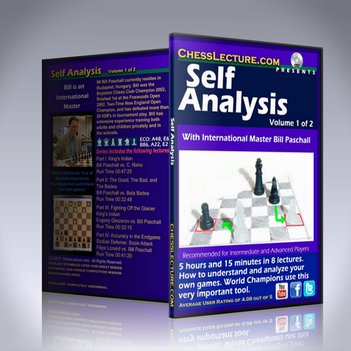 Self Analysis 2 DVD set – IM Bill Paschall