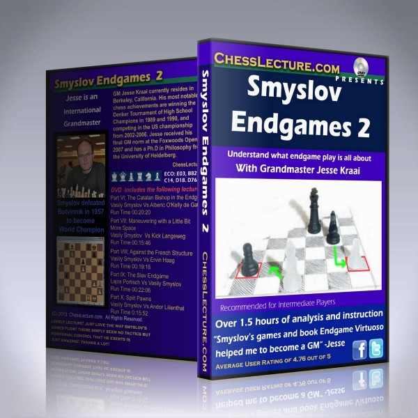 Smyslov Endgames 2 – GM Jesse Kraai