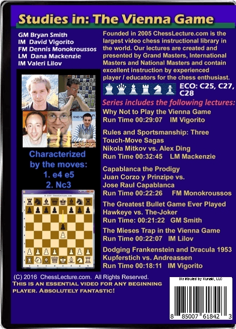The Vienna Game with GM Marian Petrov - Online Chess Courses & Videos in  TheChessWorld Store