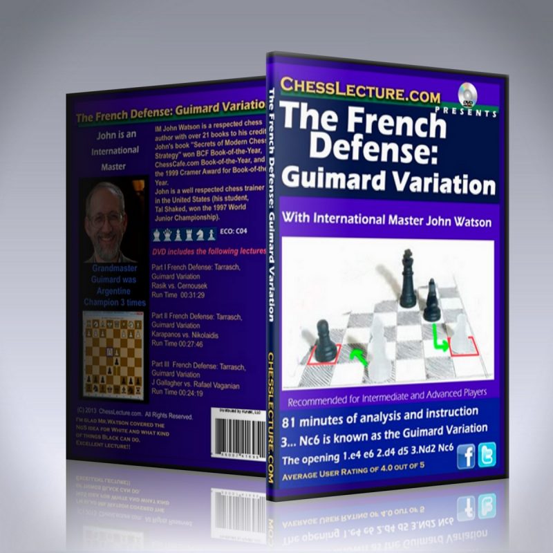 The French Defense: Guimard Variation – IM John Watson