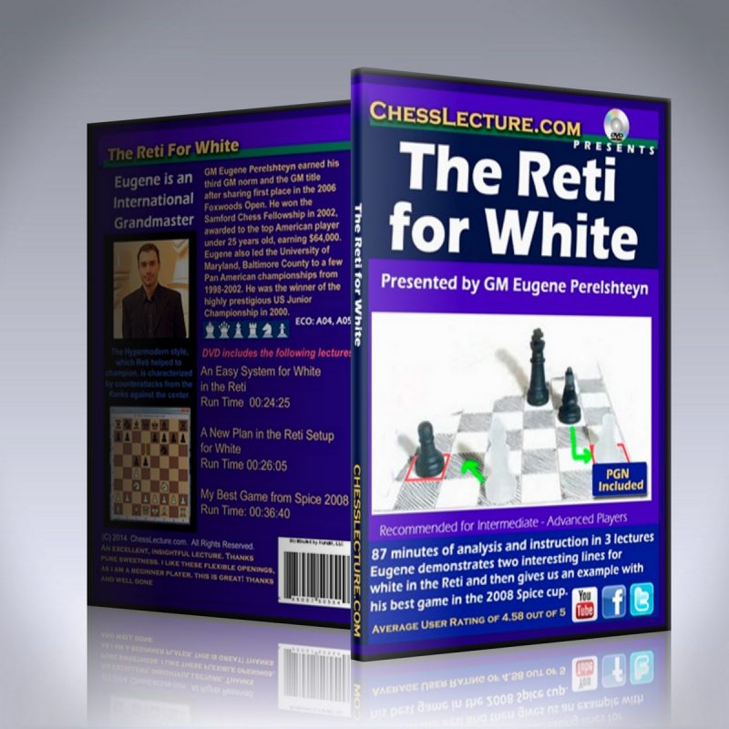 The Reti for White – GM Eugene Perelshteyn