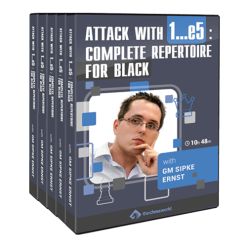 Attack with 1…e5 Complete Repertoire for Black by GM Sipke Ernst
