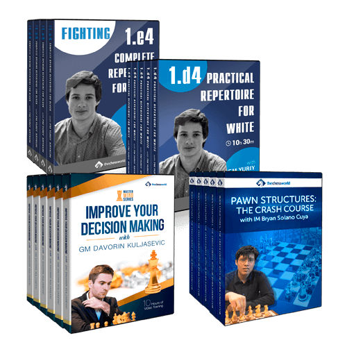 Advanced Chess Strategies and Tactics for Intermediate Players Course Bundle
