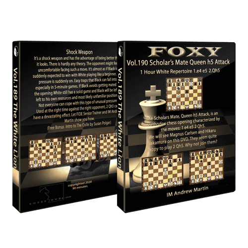Foxy Opening 190 Scholar's Mate Queen h5 Attack - Andrew Martin