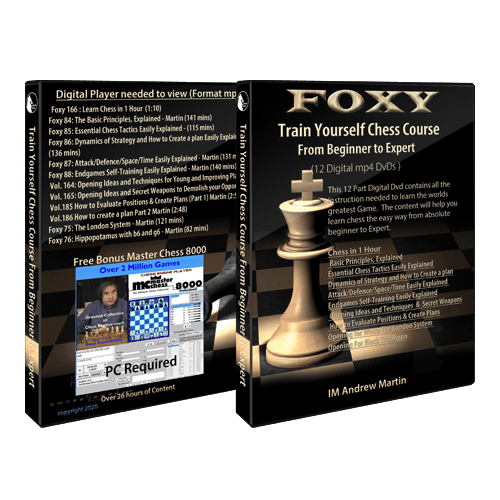 Train Yourself Chess Course - Beginner to Expert Collection (12 Digital Downloads) 26 Hours!