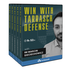Win with Tarrasch Defense by IM Marcin Sieciechowicz