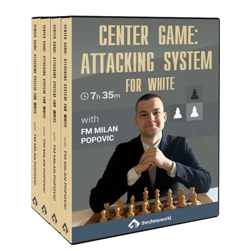 Center Game: Attacking System for White with FM Milan Popovic