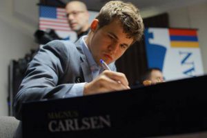 Magnus Carlsen Quotes, Magnus Carlsen Articles and Games:   I don't look at computers as  opponents. For me it is much more interesting to, By Flash Chess