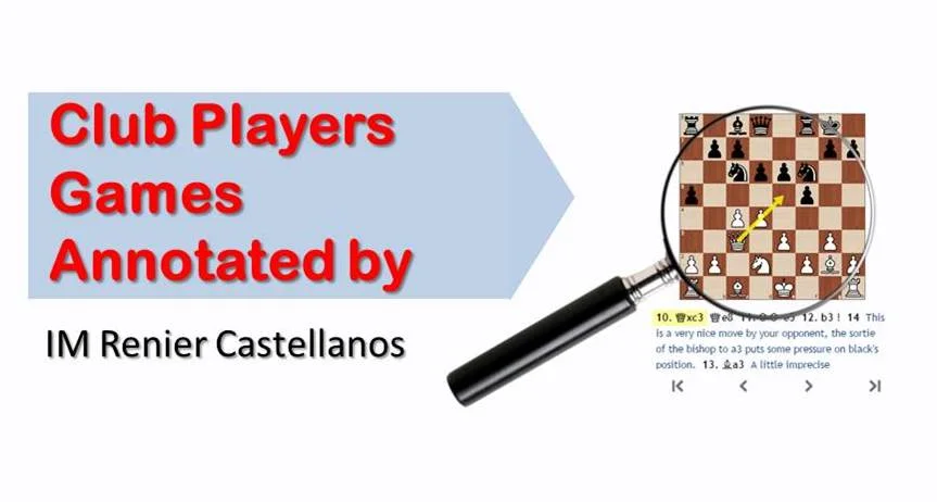 3 Club Players Games Annotated by IM Renier Castellanos