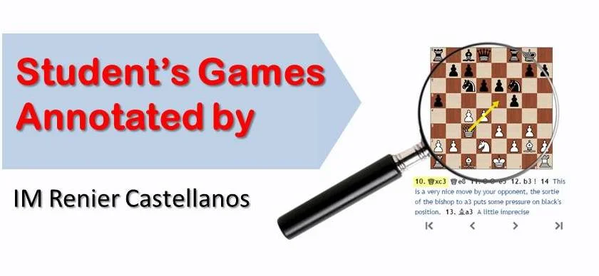 3 Student’s Games Annotated by IM Renier Castellanos