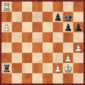 Rook behind the pawn