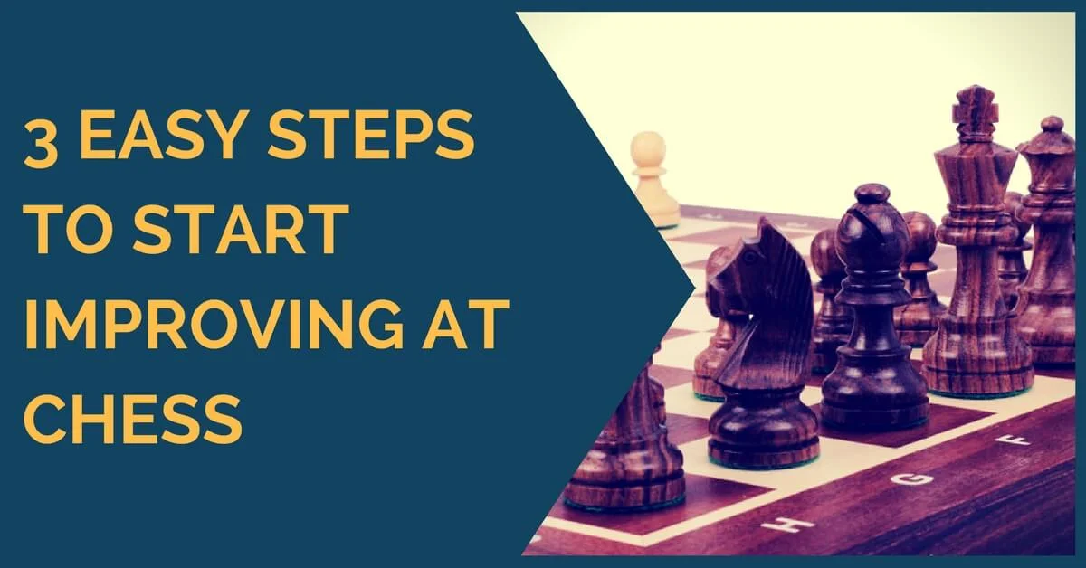 3 Easy Steps to Start Improving at Chess