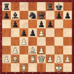 Rubinstein improves chess positions