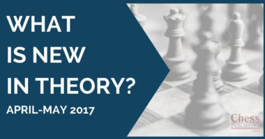 What is New in Theory? (April-May 2017)
