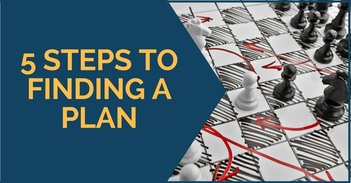 5 steps to finding plan