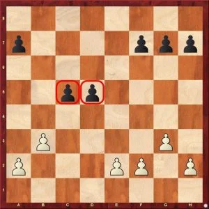 chess strategy - hanging pawns