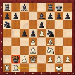 Chess Tactics trapped piece